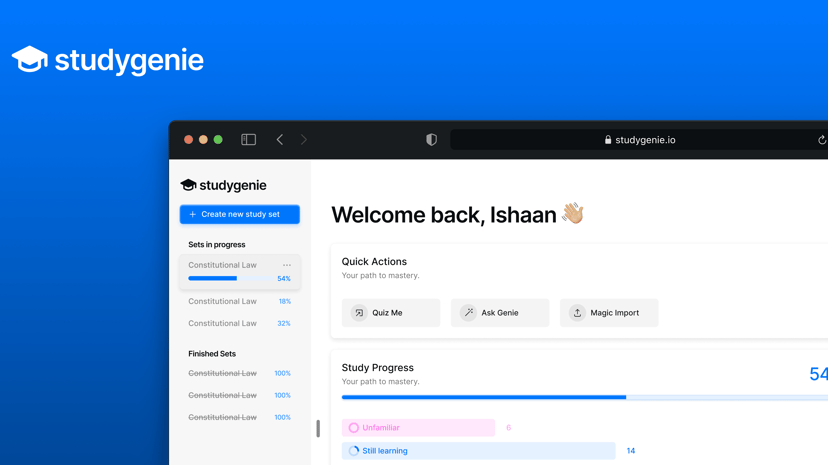 Studygenie preview