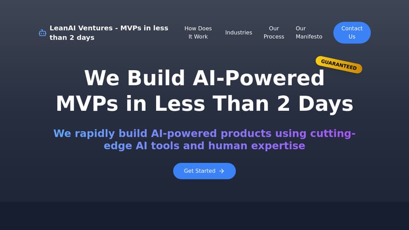 LeanAI Ventures preview