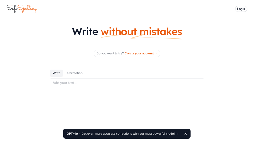 SafeSpelling preview
