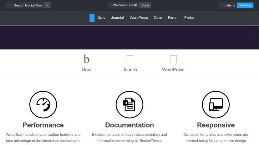 RocketTheme preview