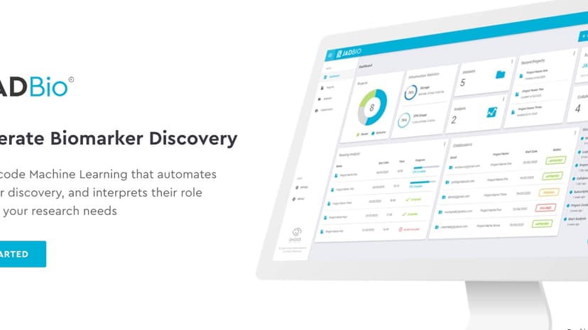 JADBio preview