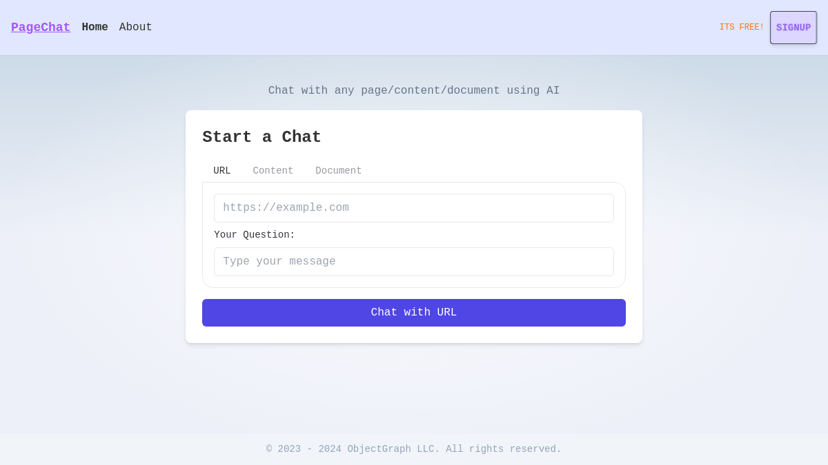 PageChat preview