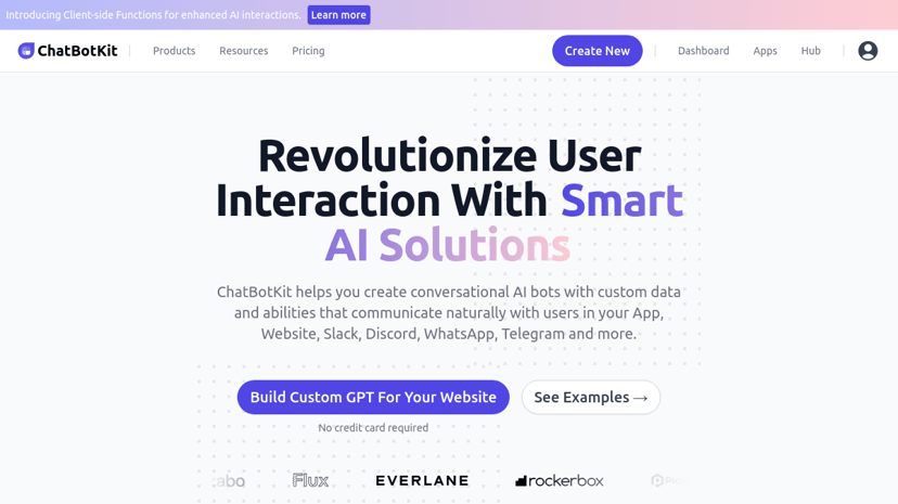 ChatBotKit preview