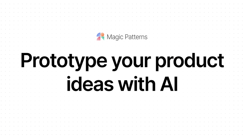 Magic Patterns preview