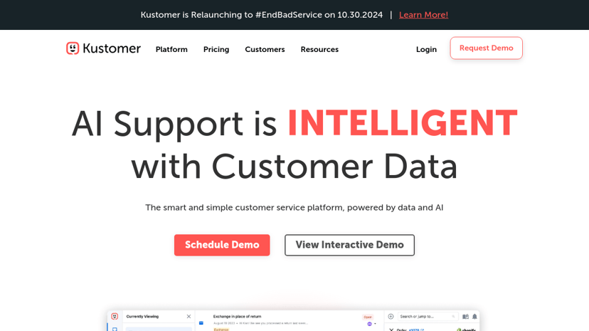 Kustomer preview