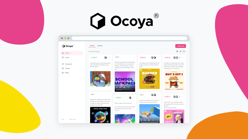 Ocoya preview