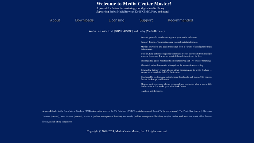 Media Center Master preview