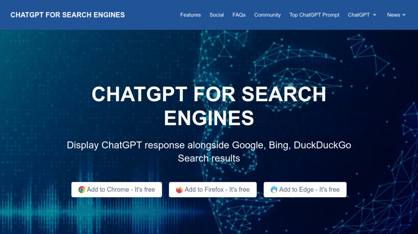 ChatGPT for Search Engines preview