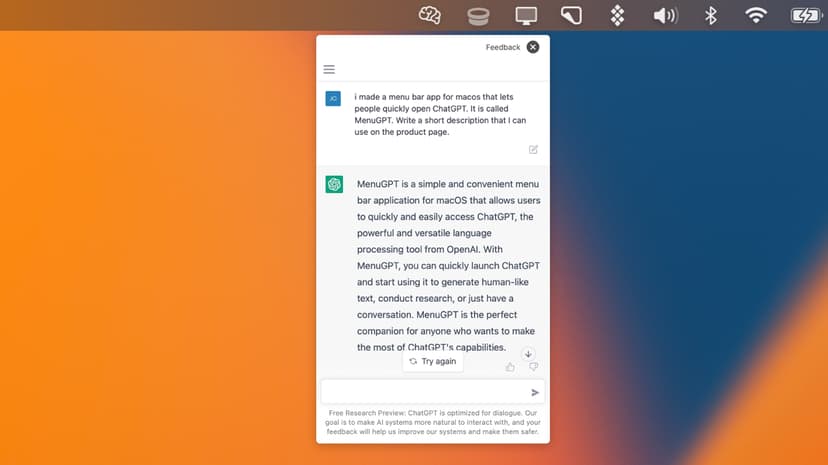 MacGPT preview