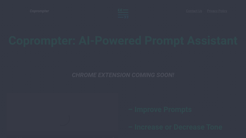 Coprompter preview