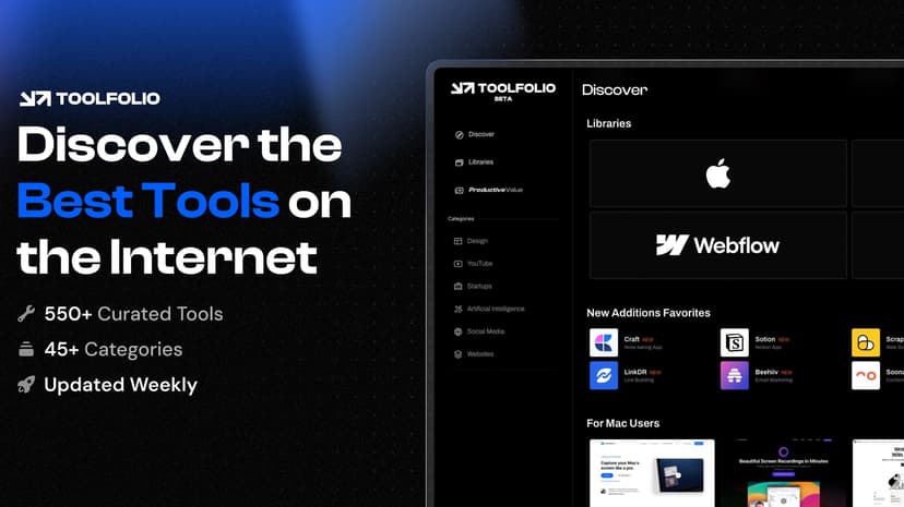Toolfolio preview