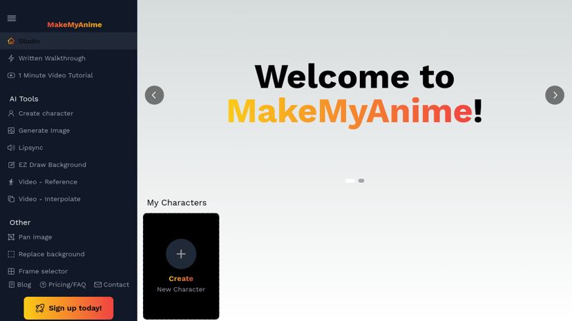 MakeMyAnime preview