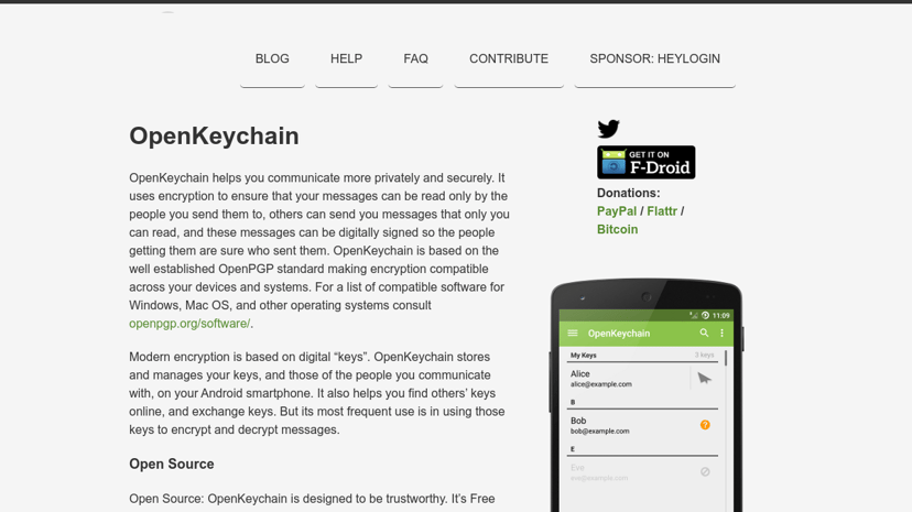OpenKeychain preview