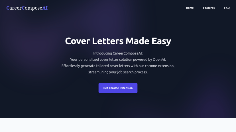 CareerComposeAI preview