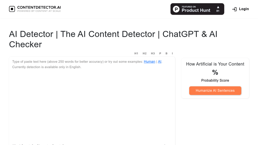 ContentDetector.AI preview