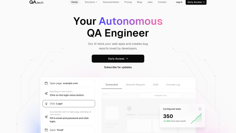 QA.tech preview