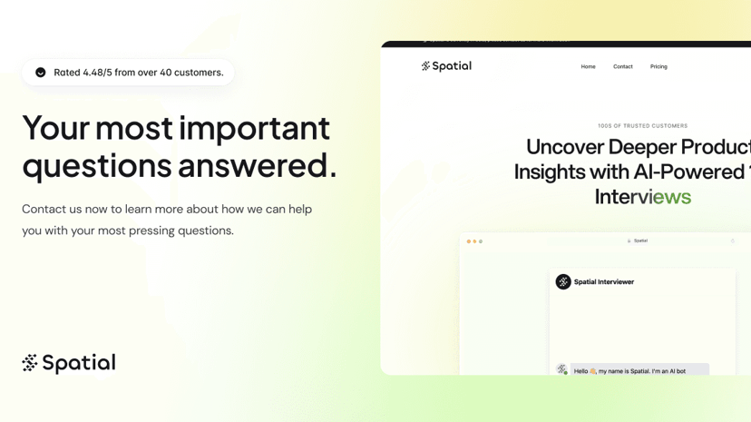 Spatial preview