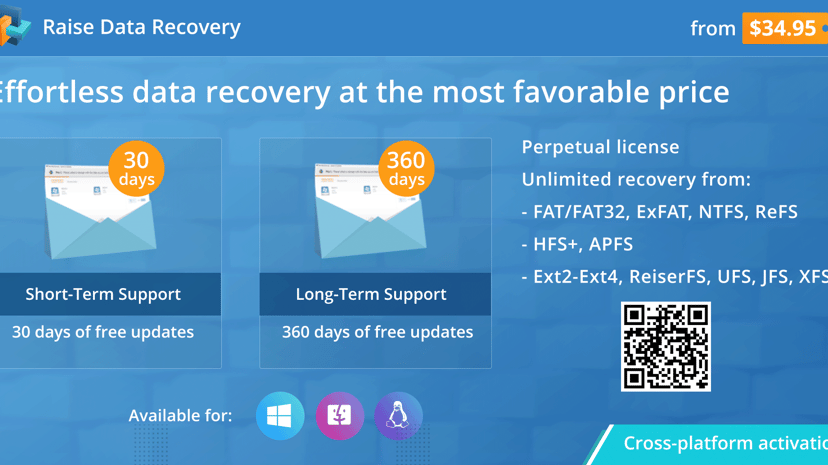 Raise Data Recovery preview