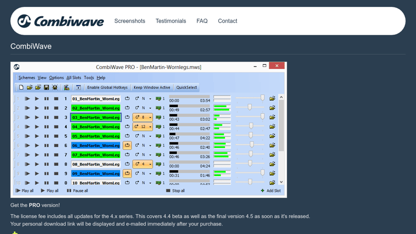 CombiWave preview