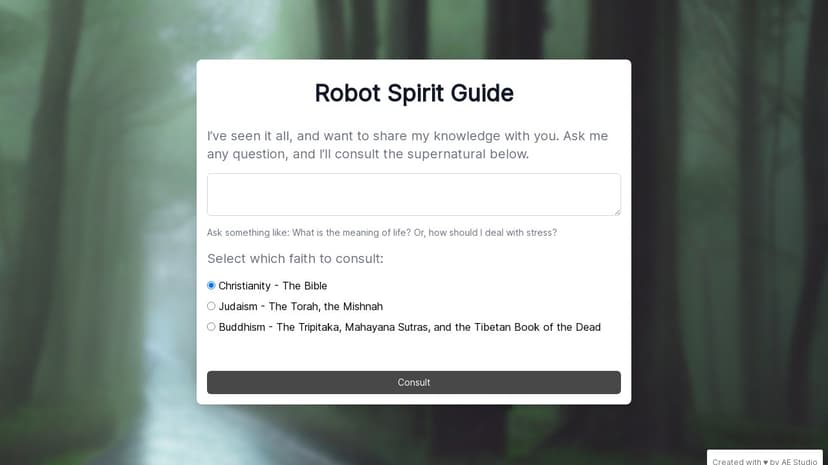 Robot Spirit Guide preview