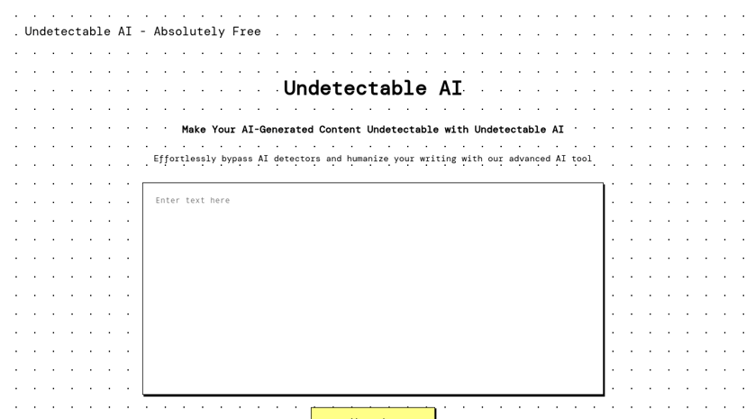 Undetectable AI preview