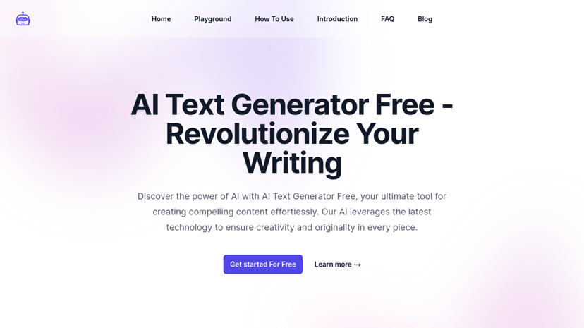 AI Text Generator Free preview