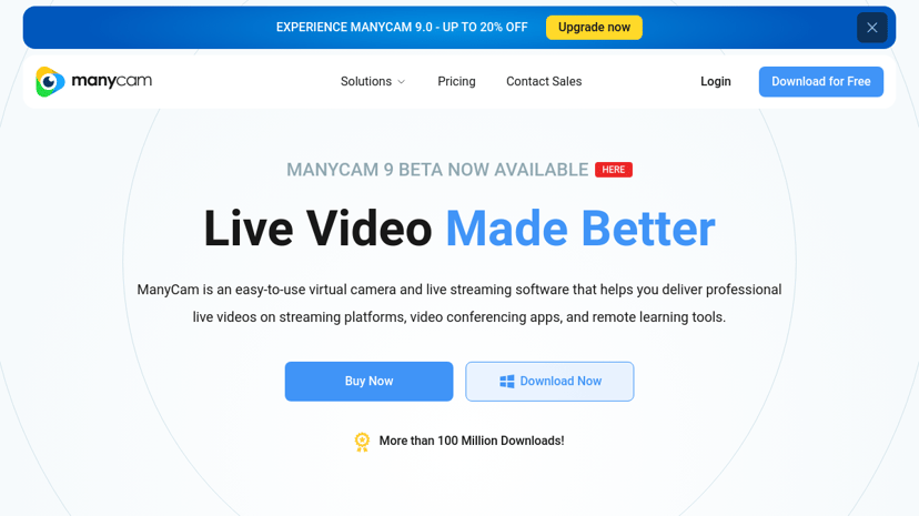 ManyCam preview