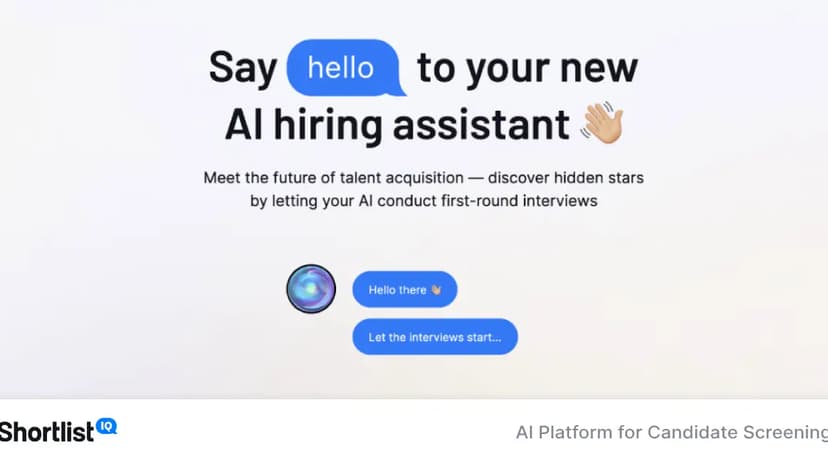 ShortlistIQ preview