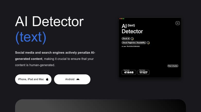 AI Detector preview