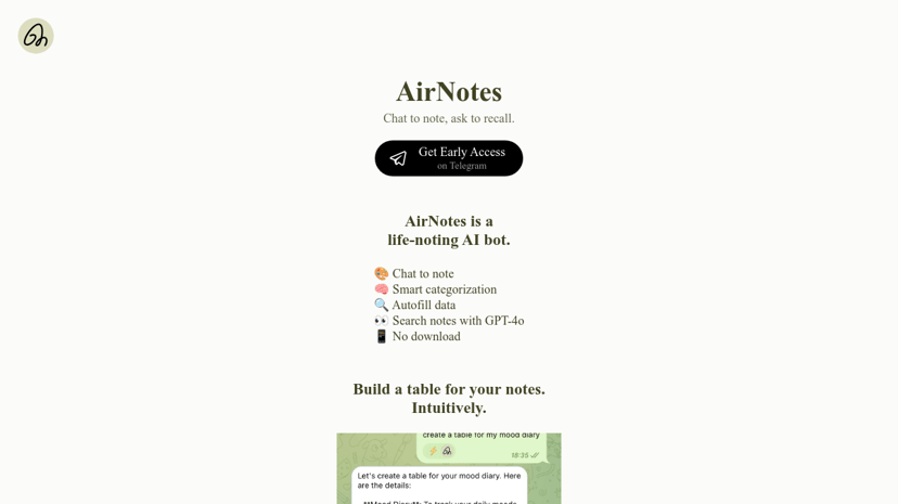 AirNotes preview