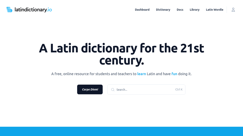 Latin Dictionary preview