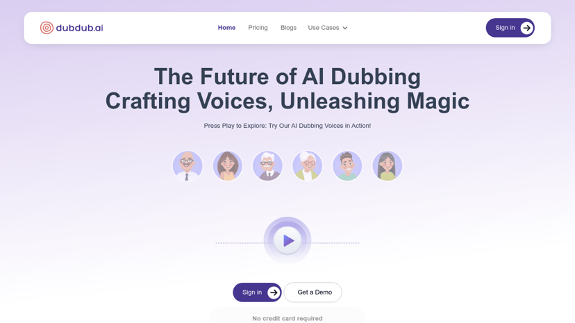 Dubdub.ai preview