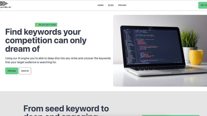 Keywrds.ai preview