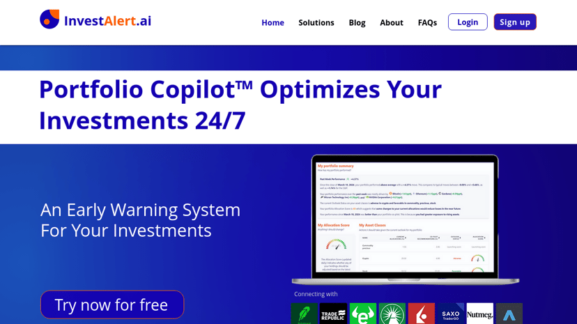 InvestAlert preview