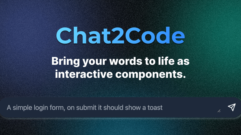 Chat2Code preview