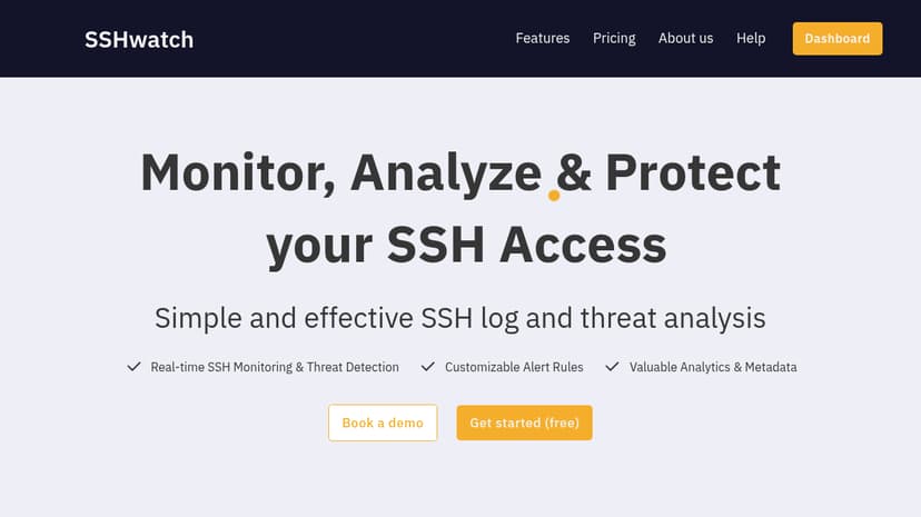 SSHwatch preview