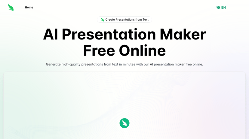 AI Presentation Maker preview
