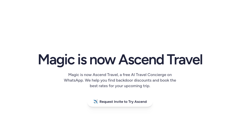 Ascend Travel preview