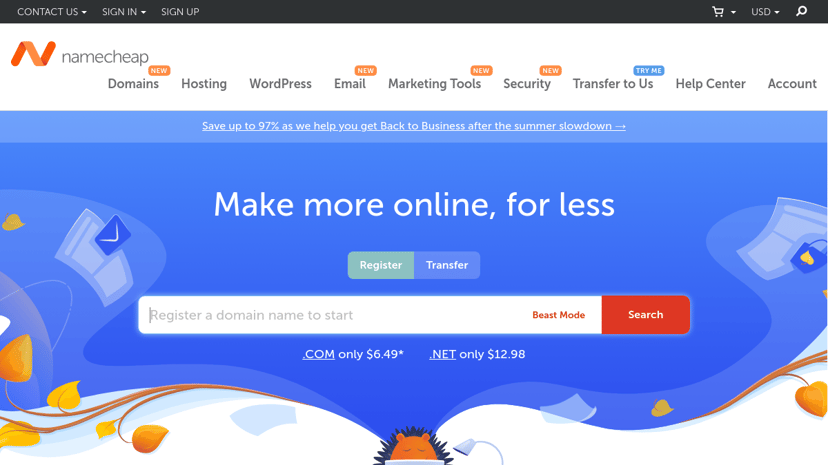 Namecheap preview