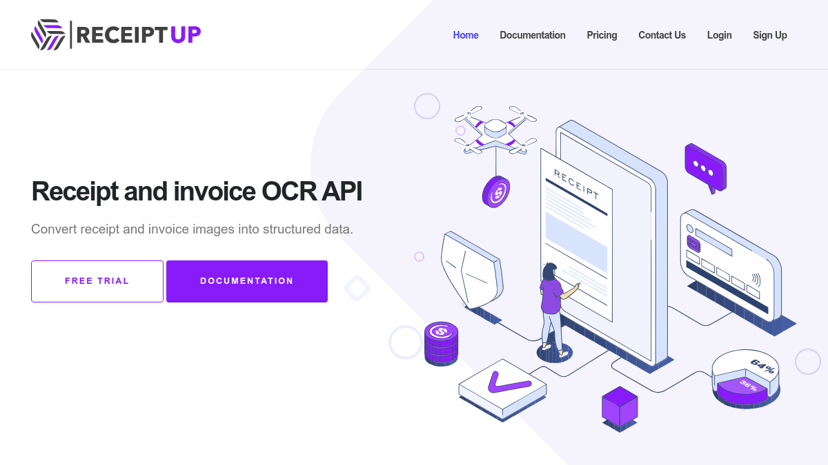 ReceiptUp preview