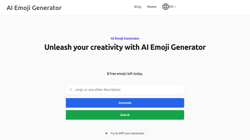 AI Emoji Generator preview