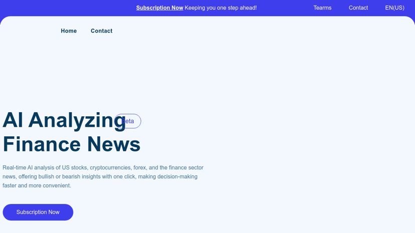 FinNews.AI preview