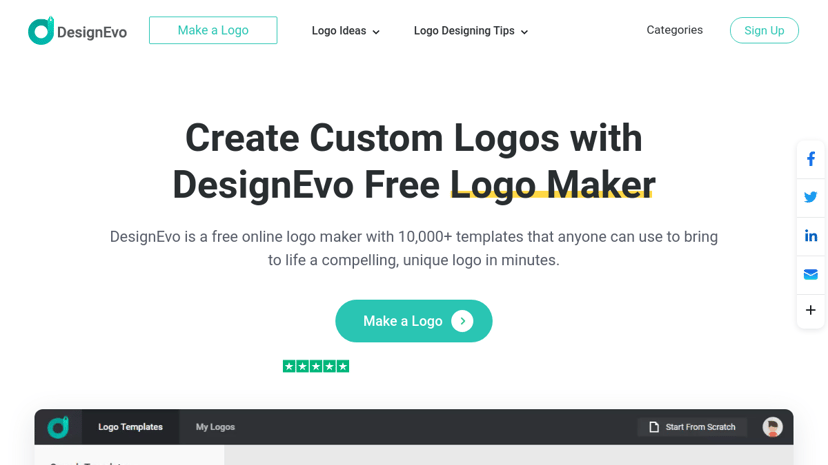 DesignEvo preview