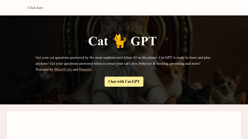 Cat-GPT preview
