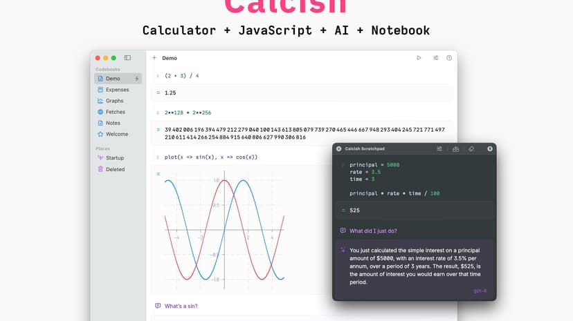 Calcish preview