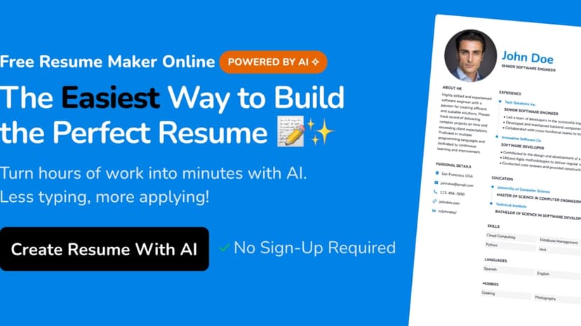 ResumeMaker.Online preview