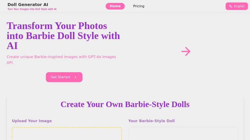 AI Barbie Doll Generator preview