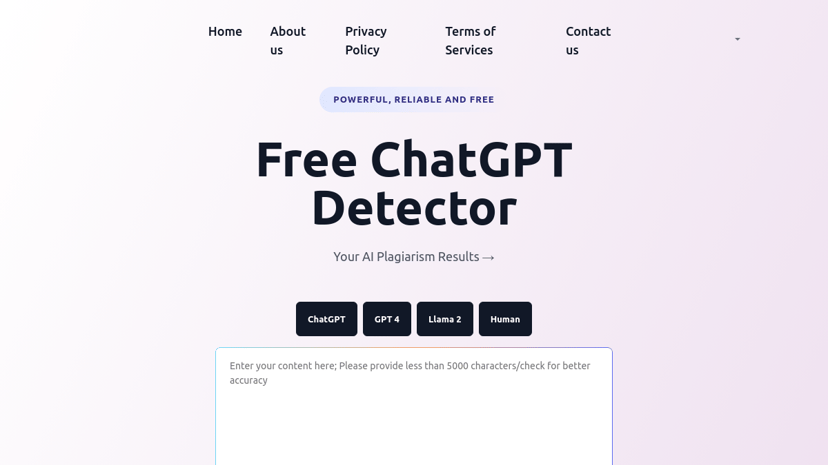 ZeroGPT preview