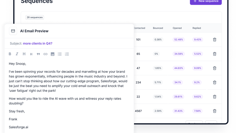 Salesforge preview