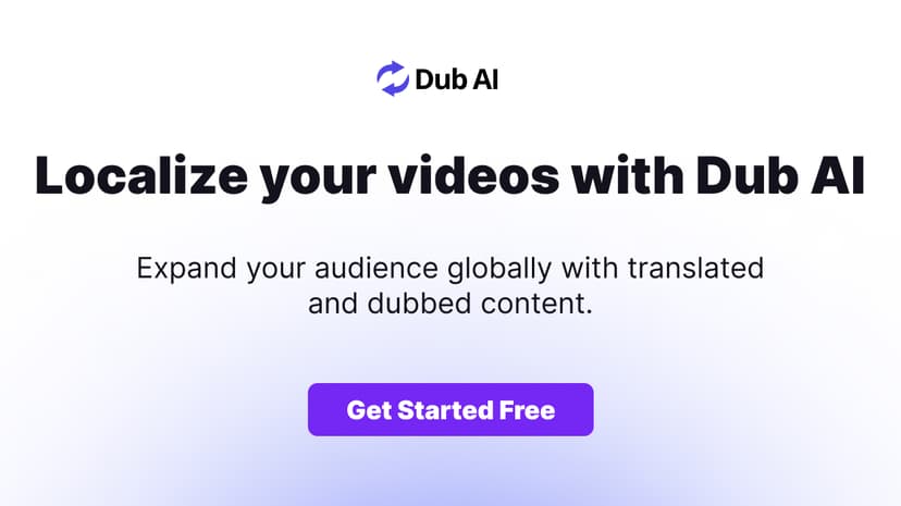 Dub AI preview
